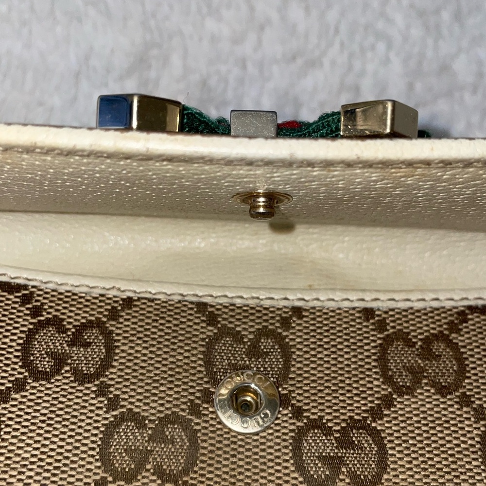 Gucci Princy‎ Bifold Cream and Tan Wallet - Picture 9 of 13
